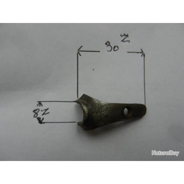 pi�ce m�tal pour fermeture du garde main de fusil juxtapos�