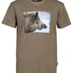 Tee shirt sanglier beige PERCUSSION