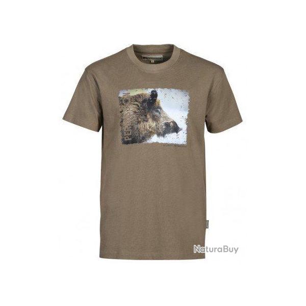Tee shirt sanglier beige PERCUSSION