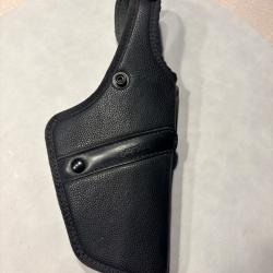 Holster de ceinture, cuir et tissu pour Beretta