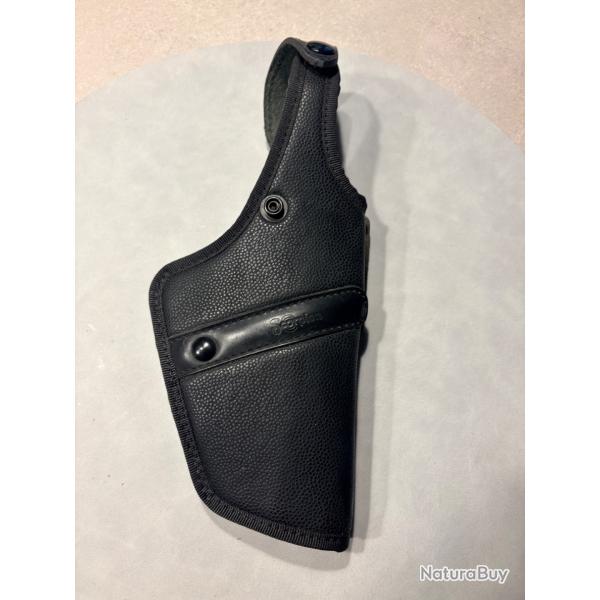 Holster de ceinture, cuir et tissu pour Beretta