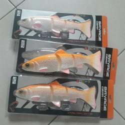 Leurre p&ecirc;che line thru 4D trout 30cm savage gear