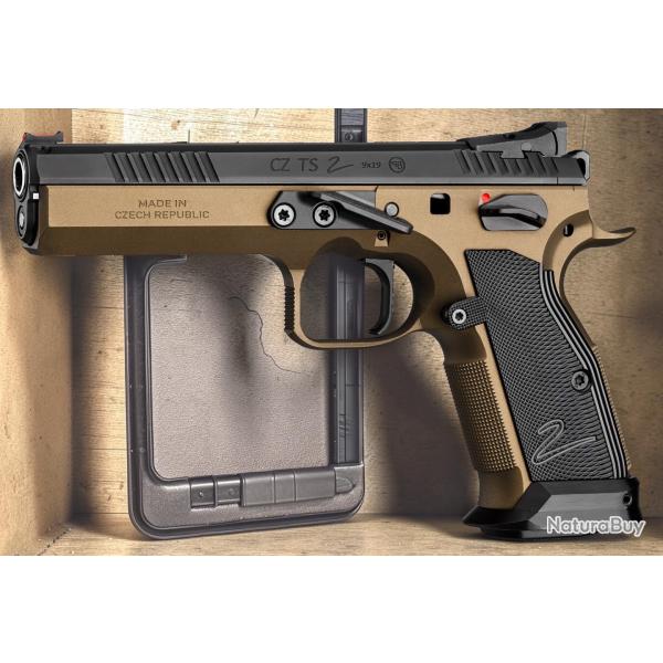 Pistolet CZ 75 TS 2 Deep Bronze calibre 9x19