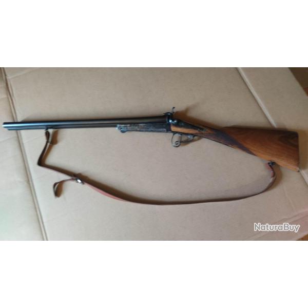 Fusil de chasse � broche type Lefaucheux COACH GUN Echange possible