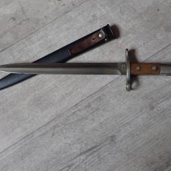 626601 Baionnette Suisse pour fusil Rubin Schmidt Mdle K11 ou K31. Mdle 1918.