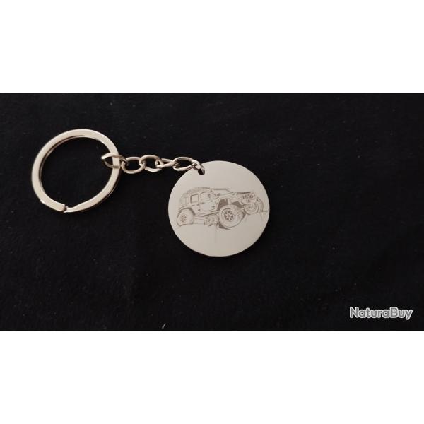 Porte-cl� crawler 4x4 grav� - acier - mod�le RC