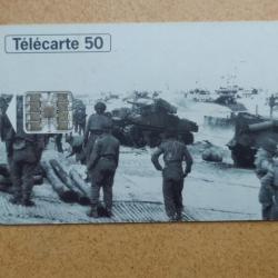 TELECARTE 50 ANS DU D-DAY 1944-1994 DEBARQUEMENT JUNO BEACH COURSEULLES  SUR MER 6 JUIN 1944