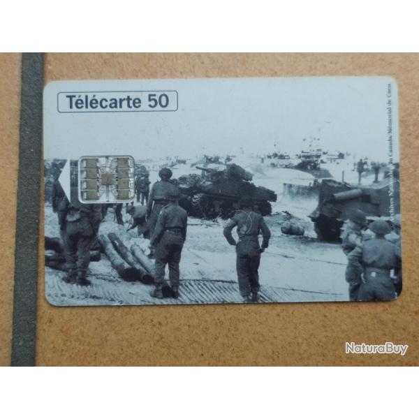 TELECARTE 50 ANS DU D-DAY 1944-1994 DEBARQUEMENT JUNO BEACH COURSEULLES  SUR MER 6 JUIN 1944