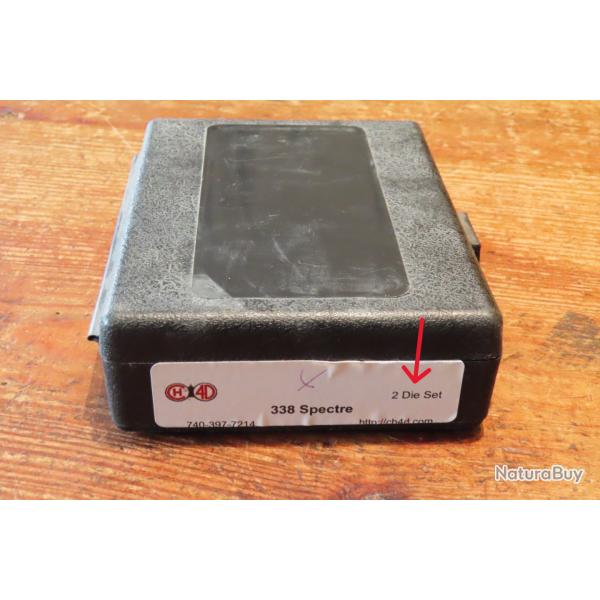 Jeux de 2 outils de rechargement calibre 338 SPECTRE.