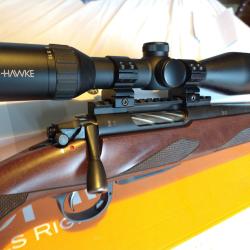 Pack carabine Franchi horizon wood 30.06 + lunette hawke endurance 30 wa 2.5-10x50 ir dot
