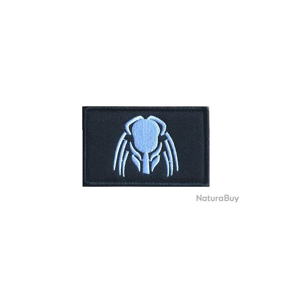 Patch Predator Noir-Blanc velcro -  Livraison gratuite
