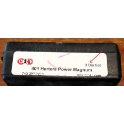 Jeux de 2 outils de rechargement CH4D calibre 401 Herters power magnum