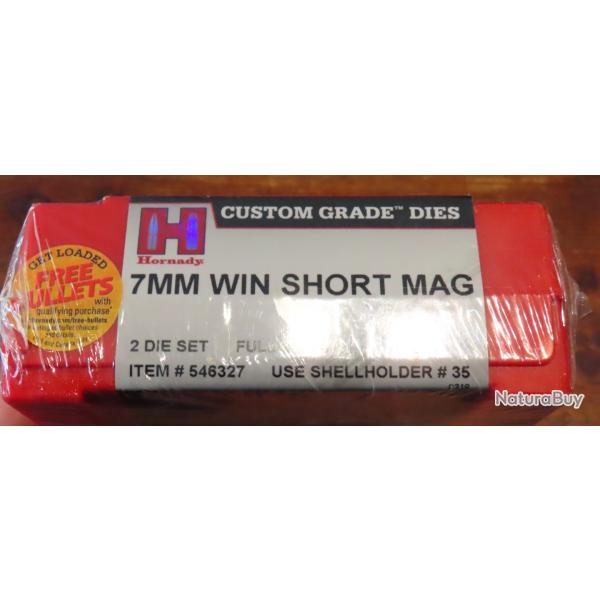 Jeu d'outil HORNADY calibre 7 mm Winchester Short Magnum