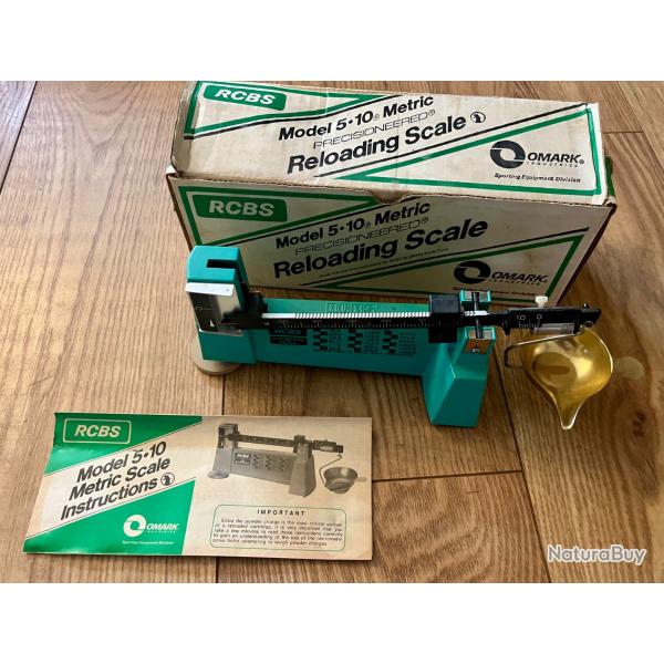 Balance RCBS Reloading scale mod�le 5.10 metric