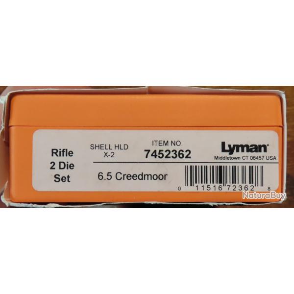 Jeu d'outil de rechargement lyman calibre 6,5 creedmoor
