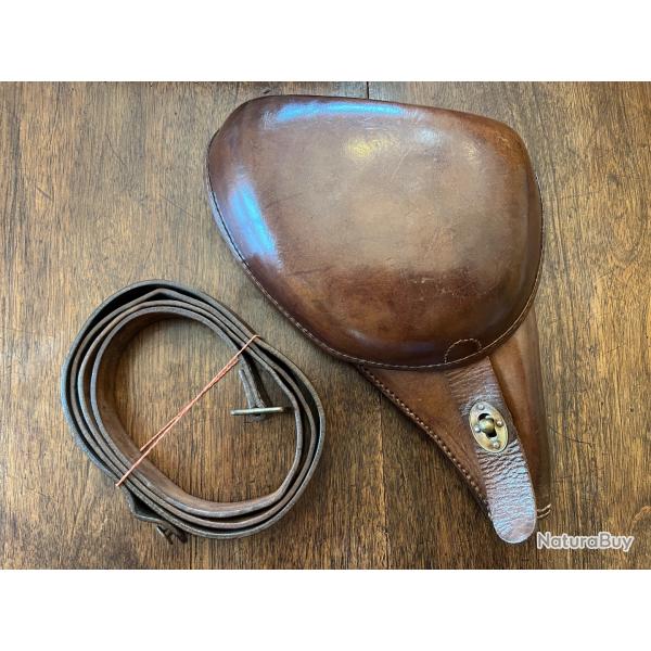 Etui Jambon pour Mle 1892  et sa bretelle - en tr�s bon �tat -