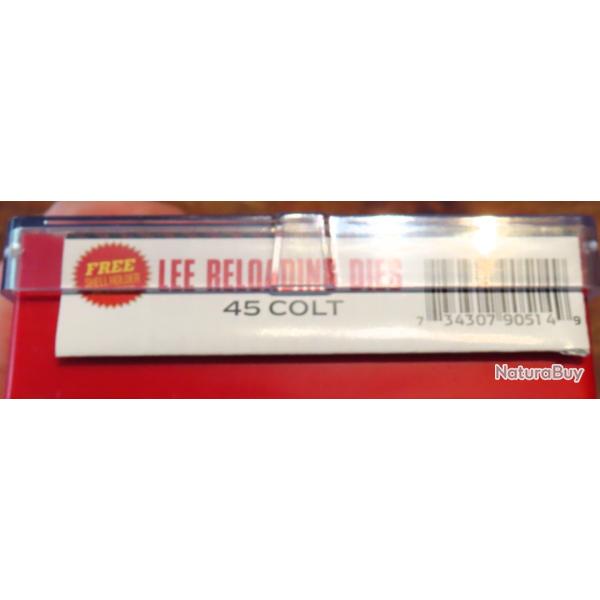 Jeu d'outils de rechargement Lee calibre 45  COLT