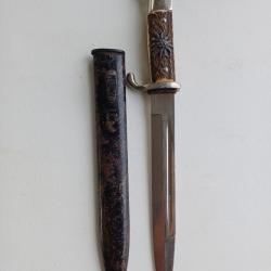 Rare Ba&iuml;onnette KS98 de sortie Robert Klaas Solingen - Troupes de montagne