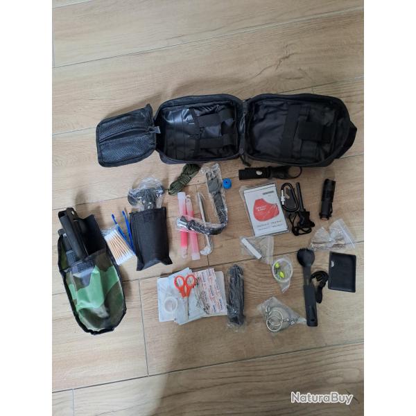 Trousse de secours kit de survie survivaliste NEUVE