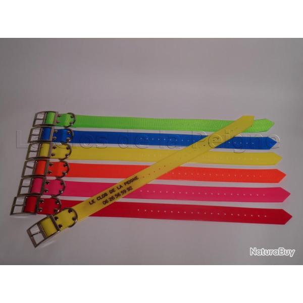 lot de 3 colliers fluo GRAVE tpu us 38 mm