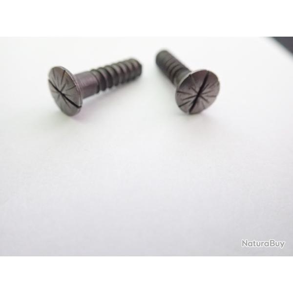 Restauration fusil, pistolets : 2 vis cisel�es