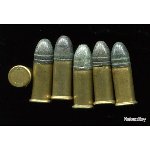 Lot de 6 Cartouches 320 pour revolver Bulldog - percussion centrale