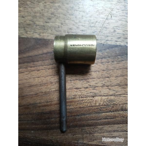 Dosette � poudre noire ancienne 35/40/45 d�cigrammes de poudre