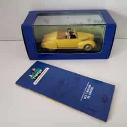 La voiture bordure de l'Affaire Tournesol Tintin Moulinsart 1/43