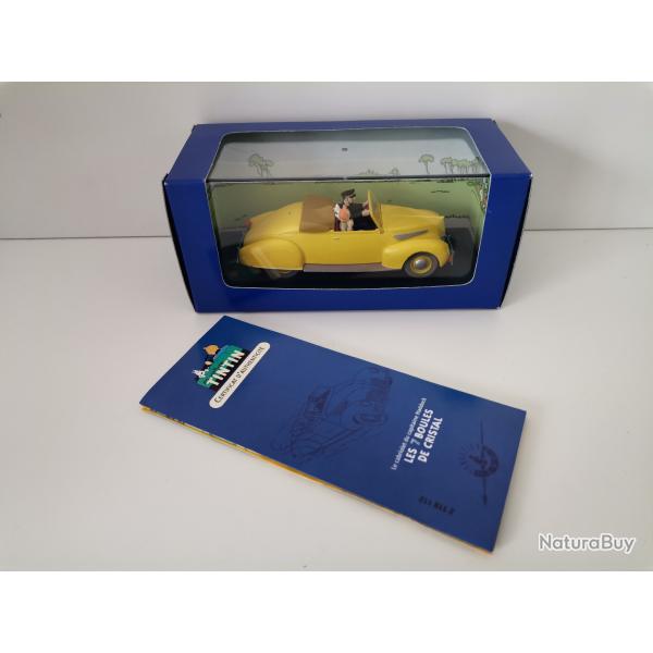 La voiture bordure de l'Affaire Tournesol Tintin Moulinsart 1/43