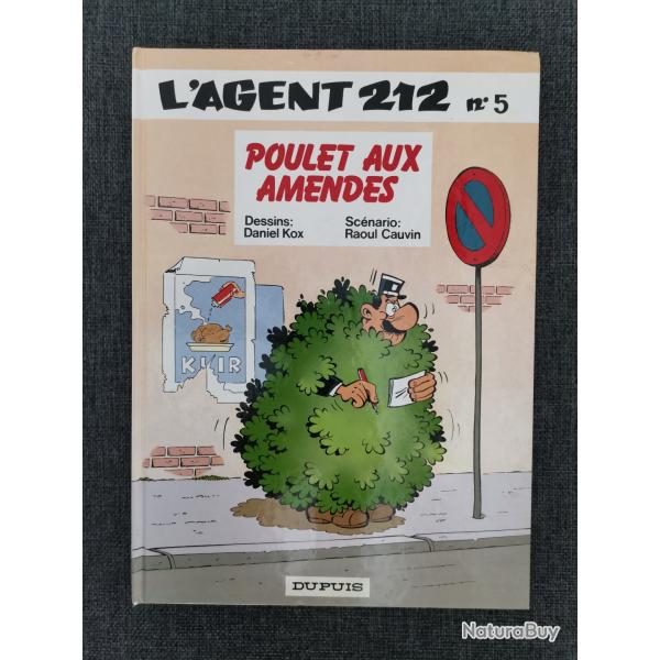 BD L'Agent 212 Poulet aux amandes premi�re �dition 1985 Dupuis