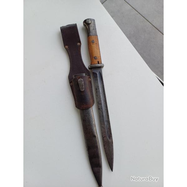 Ba�onnette Mauser P.WEYERSBERG m�mes num�ros gousset Luftwaffe