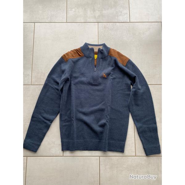 Pull / sweat ligne Verney-Carron ProHunt bleu