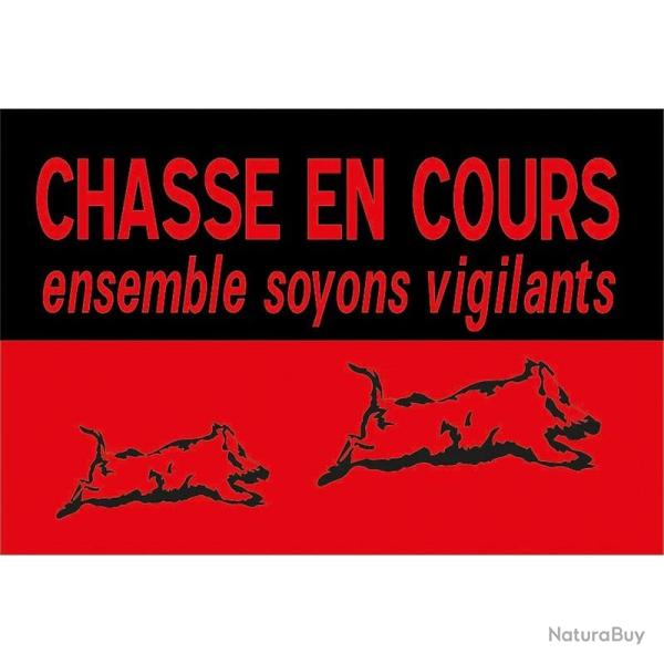 PANNEAU 60/40 CHASSE EN COURS AS20 SANS COULEUR-SANS BRODERIE