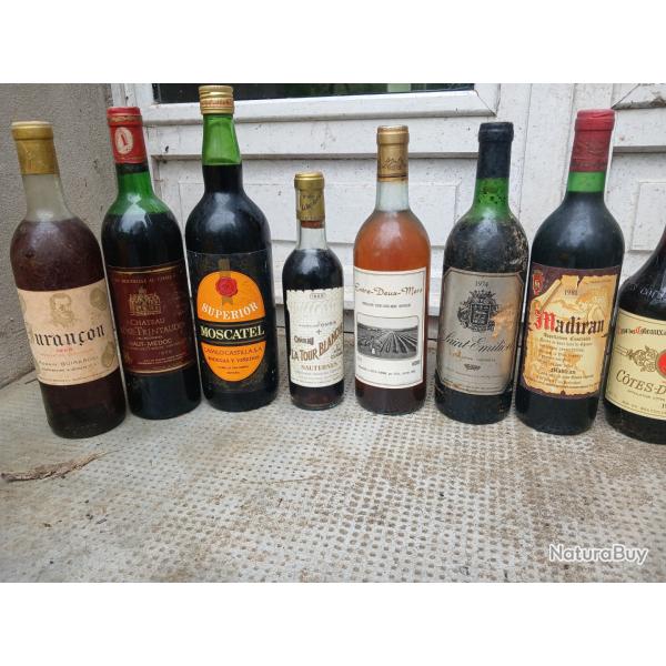 Lot de vins vintage