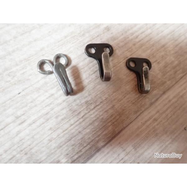 3 Crochets � coudre.  Pour restauration