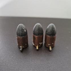 Lot 3 balles &agrave; broche 12mm