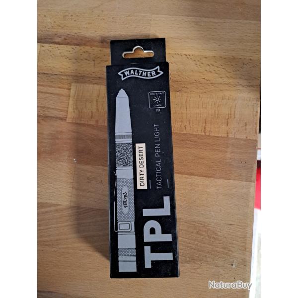 Stylo lampe tactique Kubotan Walther Pro TPL