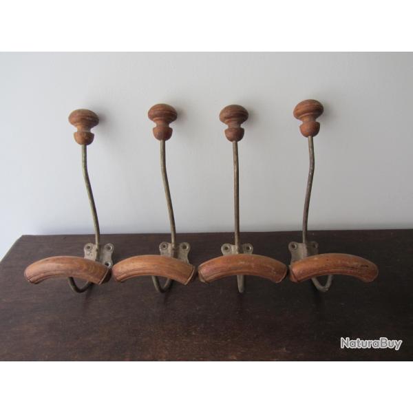 4 Pat�res - Porte manteaux bistrot 1900-1920