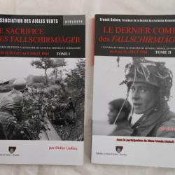 livres albums sur les combats des parachutistes allemands en Normandie en juillet et ao&ucirc;t 1944