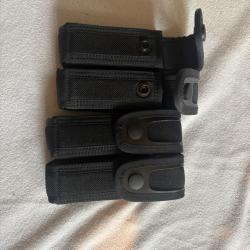 Porte chargeur double 9mm