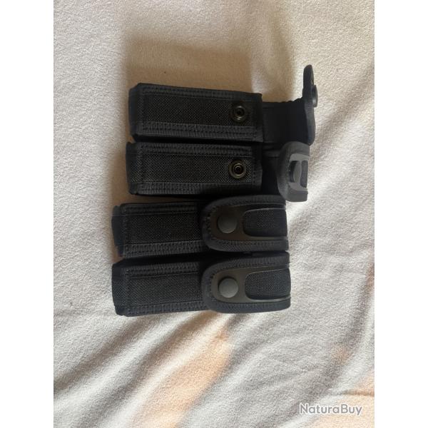 Porte chargeur double 9mm