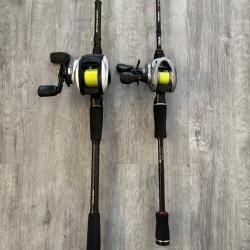 Lot 2 Ensembles Casting complets (Brochet Big Bait + Polyvalent)