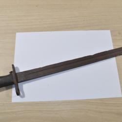 Baionnette Am&eacute;ricaine fusil Garand  longue  US 1942 Jus grange USA Bayonet