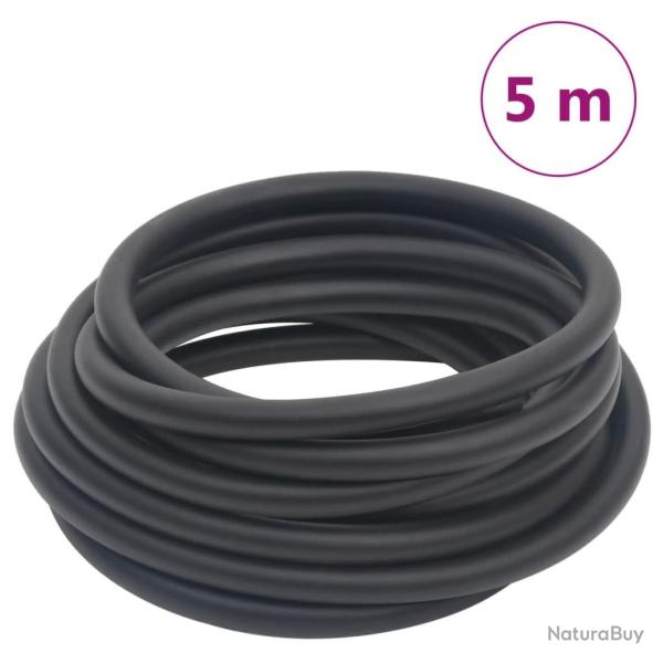Tuyau d'air hybride noir 0,6" 5 m caoutchouc et PVC alsavelo