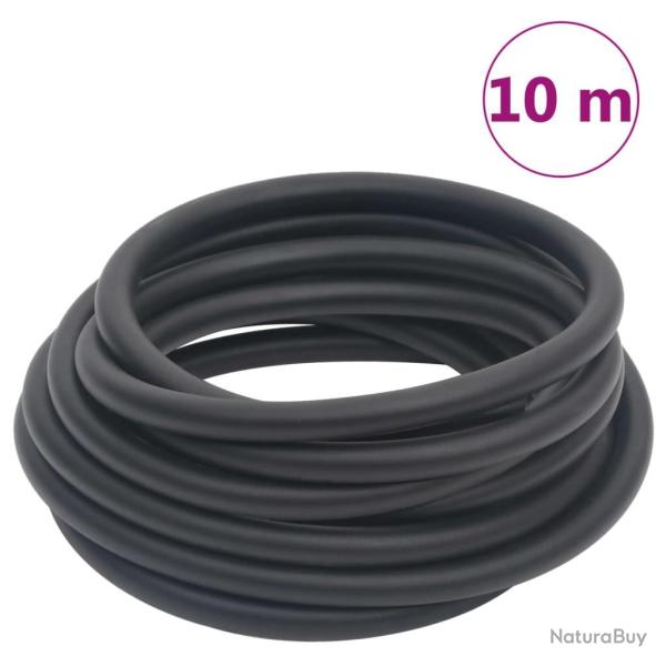 Tuyau d'air hybride noir 0,6" 10 m caoutchouc et PVC alsavelo