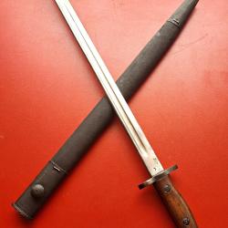 Tr&egrave;s belle baionnette anglaise Mod&egrave;le P 1907 &eacute;tat impeccable