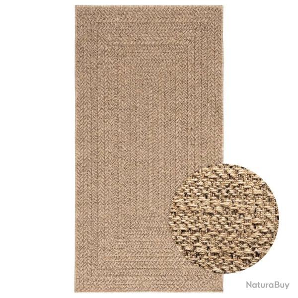 Tapis ZIZUR 80x150 cm aspect de jute int�rieur et ext�rieur