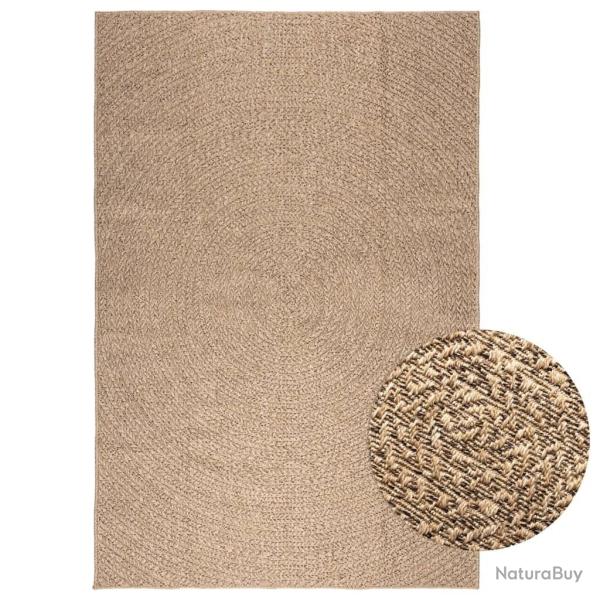 Tapis ZIZUR 160x230 cm aspect de jute int�rieur et ext�rieur alsavelo