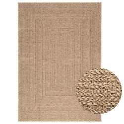 Tapis ZIZUR 140x200 cm aspect de jute int&eacute;rieur et ext&eacute;rieur alsavelo