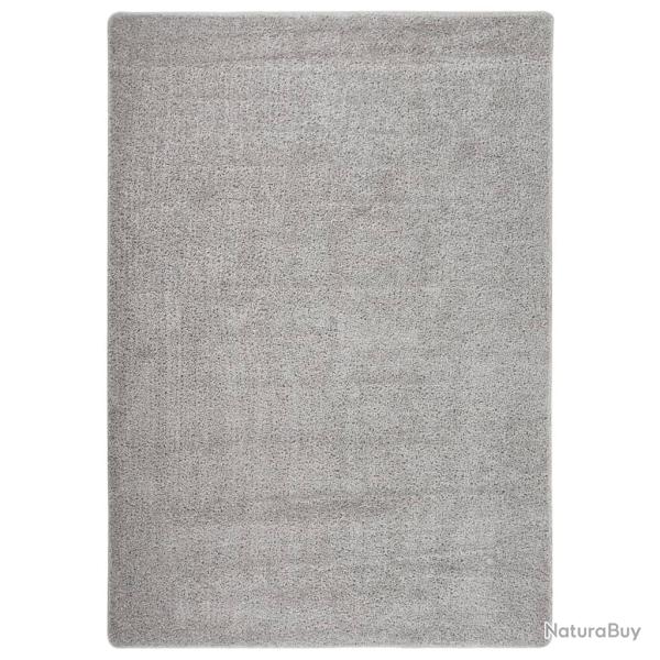Tapis shaggy antid�rapant Gris clair 160x230 cm